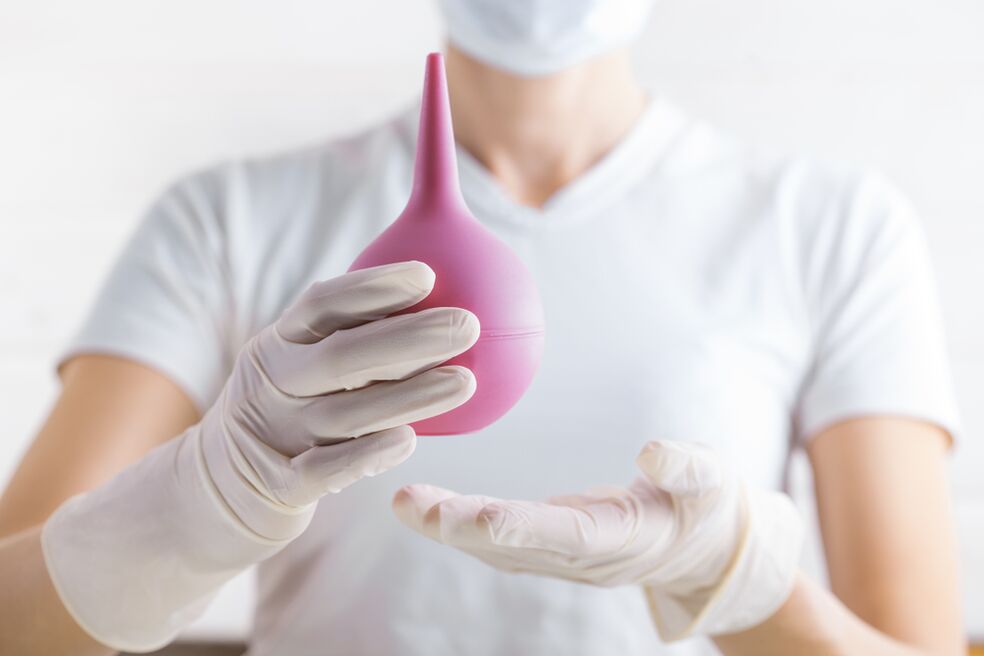 An enema is the best way to cleanse the intestines of parasites.