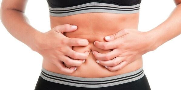abdominal cramps with worms